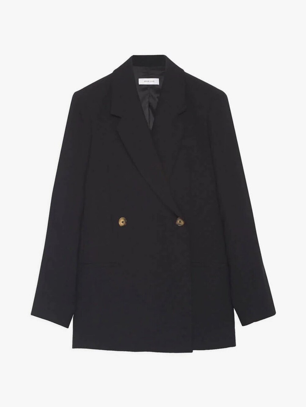 Anine Bing Black Double-Breasted Women's Blazer